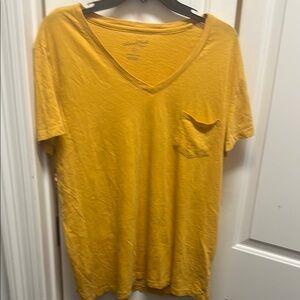 Women’s V-Neck Yellow Shirt